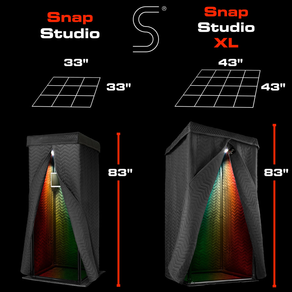 Snap Studio versus XL Size Comparison